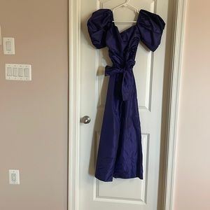 Anthropologie Delfi Off-The-Shoulder Jumpsuit, size small